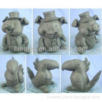 animal clay model